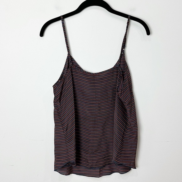 Aritzia Wilfred Silk Camisole Top Stripe - Picture 2 of 5